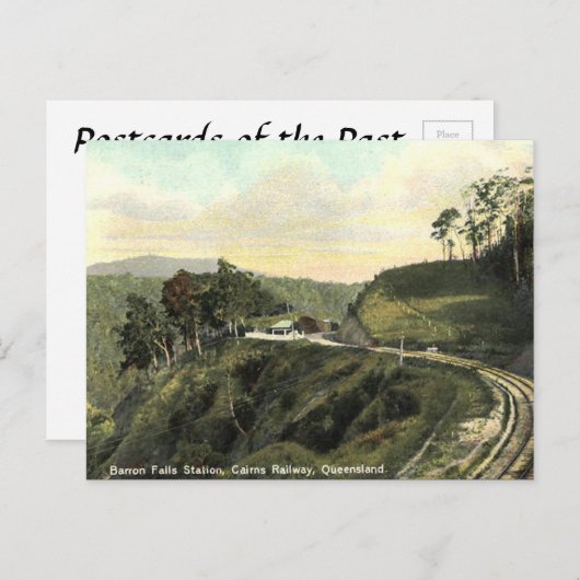 オールドポストカードケアンズレイルウェイクイーンズランド ポストカード (正面/裏面)