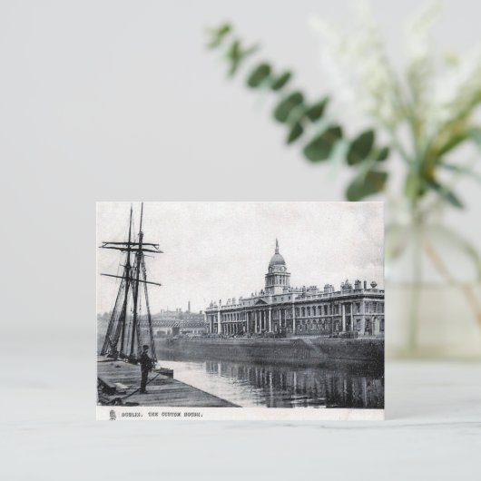 オールドポストカードザカスタムハウスダブリン ポストカード (スタンド正面)