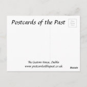 オールドポストカードザカスタムハウスダブリン ポストカード (裏面)