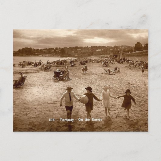 オールドポストカードトーキービーチ ポストカード (正面)