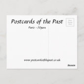オールドポストカードパリオペラ ポストカード (裏面)
