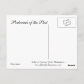 オールドポストカードベルビューストラトフォードホテルフィラデルプ ポストカード (裏面)