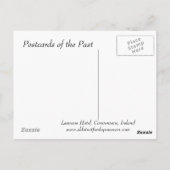 オールドポストカード – アイルランドのコンネマラにあるリーネーンホテル ポストカード (裏面)