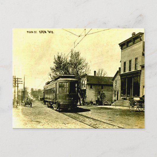 オールドポストカード – エデンウィスコンシン ポストカード (正面)