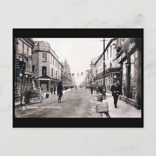 オールドポストカード – オックスフォード通りスワンシー ポストカード (正面)