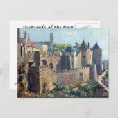 オールドポストカード – オード・シテデカルカソンヌ ポストカード (正面/裏面)