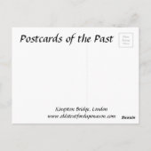 オールドポストカード – キングストンブリッジ、ロンドン ポストカード (裏面)