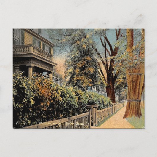 オールドポストカード – コンコードニューハンプシャー ポストカード (正面)