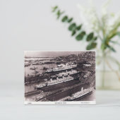 オールドポストカード – サザンプトン波止場 ポストカード (スタンド正面)