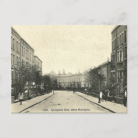 オールドポストカード – ストークニュージントンロンドン ポストカード (正面)