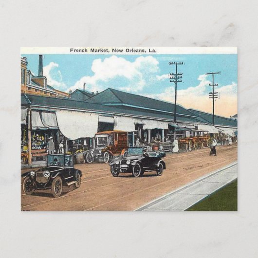 オールドポストカード – ニューオーリンズ、ルイジアナ ポストカード (正面)