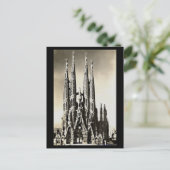 オールドポストカード – バルセロナ,サグラダファミリア ポストカード (スタンド正面)