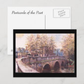 オールドポストカード – ビクトリアブリッジリーミントンスパ ポストカード (正面/裏面)