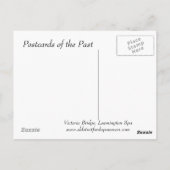 オールドポストカード – ビクトリアブリッジリーミントンスパ ポストカード (裏面)