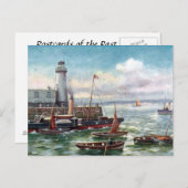 オールドポストカード – ヨークシャー,スカボロー ポストカード (正面/裏面)