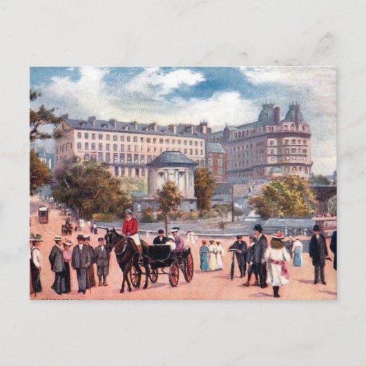 オールドポストカード – ヨークシャー，スカボロー ポストカード (正面)