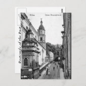 オールドポストカード – リトアニア，ビリニュス ポストカード (正面/裏面)