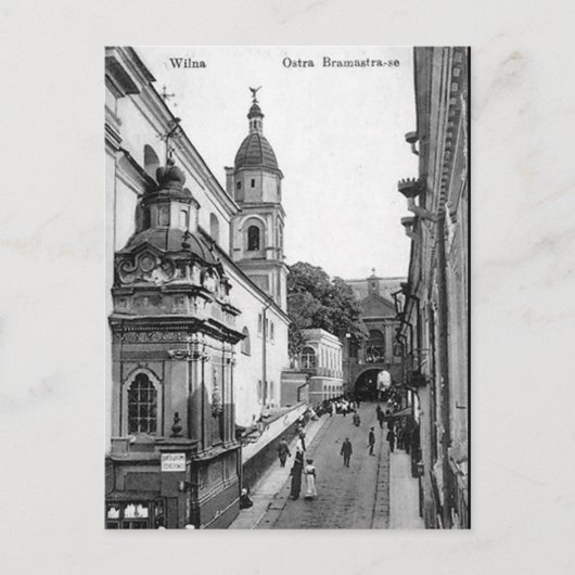 オールドポストカード – リトアニア，ビリニュス ポストカード (正面)
