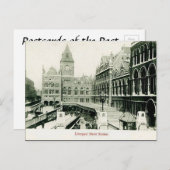 オールドポストカード – リバプールStステーション、ロンドン ポストカード (正面/裏面)