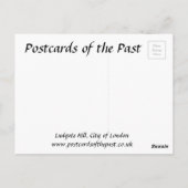 オールドポストカード – ルドゲートヒル、ロンドン ポストカード (裏面)