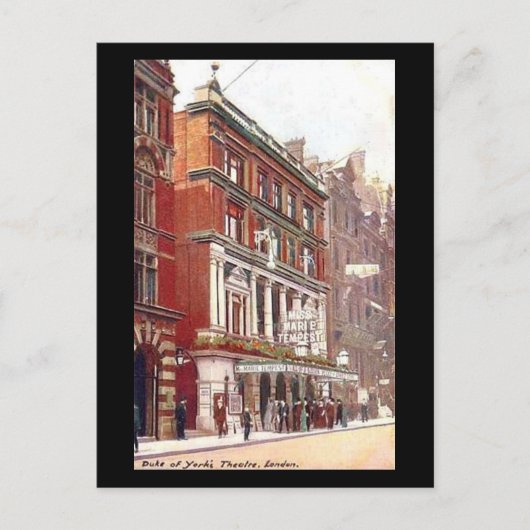 オールドポストカード – ロンドン、デューク・オブ・ヨーク・シアター ポストカード (正面)