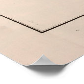 オールドポッツタウンPAの地図(1871) ポスター (角)