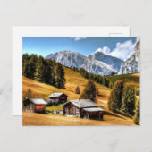 オールドマウンテンビレッジの秋 ポストカード (正面/裏面)