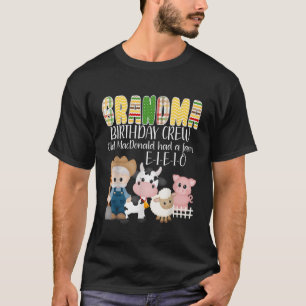 オールドマクドナルドが農場を持っていたEIEIO子供部屋ソンググランダム Tシャツ