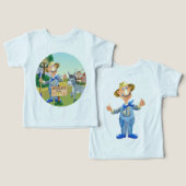 オールドマクドナルドの農場🐮かわいいモノグラム (デザイン正面&裏面)