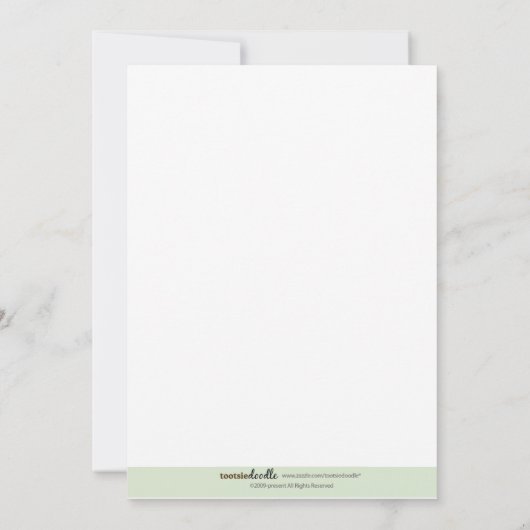 オールドマクドナルドエイエイオファーム納屋周囲の庭誕生日写真 招待状 (裏面)