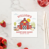 オールドマクドナルドファームバースデーパーティナプキン スタンダードカクテルナプキン (インサイチュ)