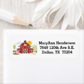 オールドマクドナルドファームバーン住所 シール (インサイチュ)