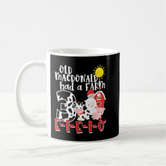オールドマクドナルド・ファーム3歳の誕生日3歳の誕生日 コーヒーマグカップ