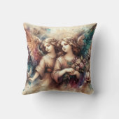オールドマスタースタイルエンジェルズアート装飾用クッション クッション (裏面)