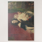 オールドマスターズ絵画の女性保持ベビージグソープズ ジグソーパズル (縦)