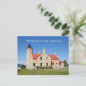 オールドマッキナックポイントライトハウスポストカード ポストカード (スタンド正面)