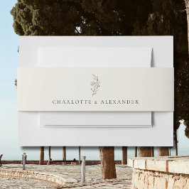 オールドマネーアイボリー 招待状ベリーバンド