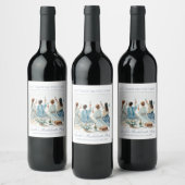 オールドマネーコースタルシックエレガントバチェロレッテ ワインラベル (ボトル)