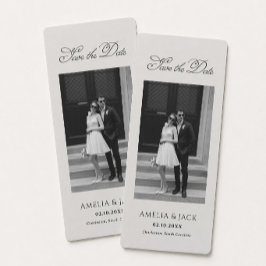 オールドマネーブラック＆アイボリー結婚式の事前案内 招待状