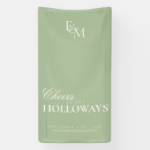 オールドマネー ウェディング カップル コクテイルアワー バー 横断幕 (縦)