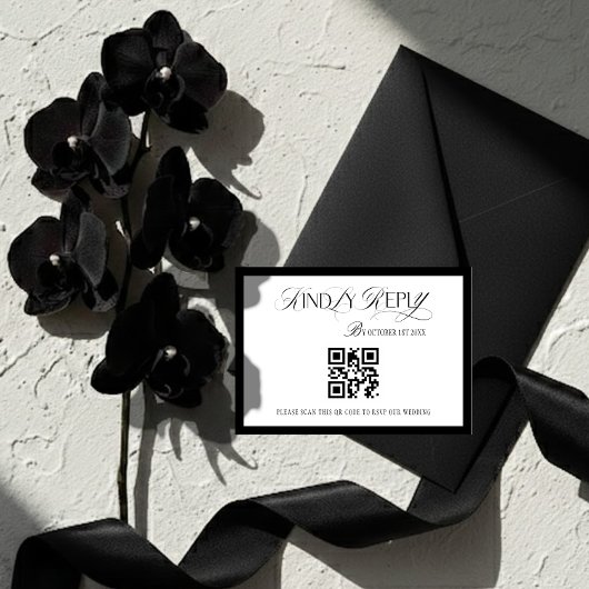 オールドマネー モノクロ 出欠カード