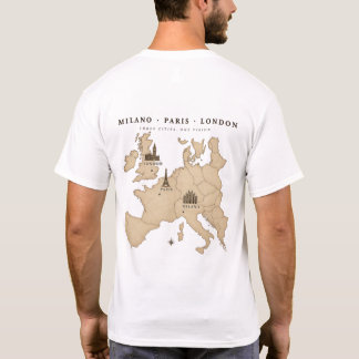 オールドマネー ヨーロッパの都市 旅行Tシャツ Tシャツ