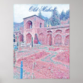オールドマハル歴史遺跡モダンアートウォールデコール ポスター (正面)