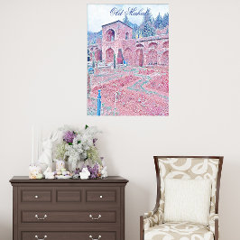 オールドマハル歴史遺跡モダンアートウォールデコール ポスター