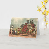 オールドマルディグラスフロート1 カード (黄色い花)