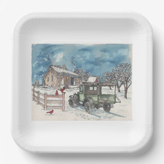 オールドマンウィンター ペーパープレート (正面)