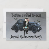 オールドマンカースモーキーロードハローウィンパーティ 招待状 (正面)