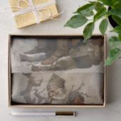 オールドマンサンタ4デコページ紙 薄葉紙 (ギフト)