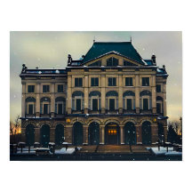 オールドマンションプリントポスター