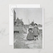 オールドマンハッタンの運河に沿って ポストカード (正面/裏面)